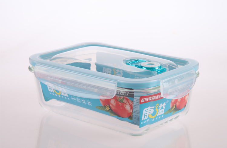 康溢长方形耐热玻璃保鲜盒KY-4606