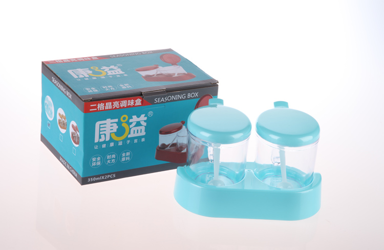 康溢二格晶亮调味盒KY-4675
