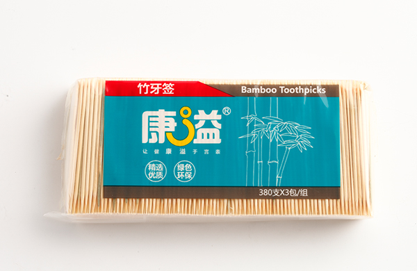 康溢竹牙签380支*3包/组