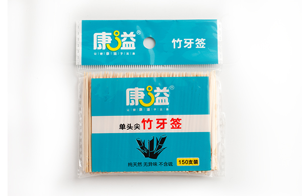 康溢牌精装小包竹牙签(150支)