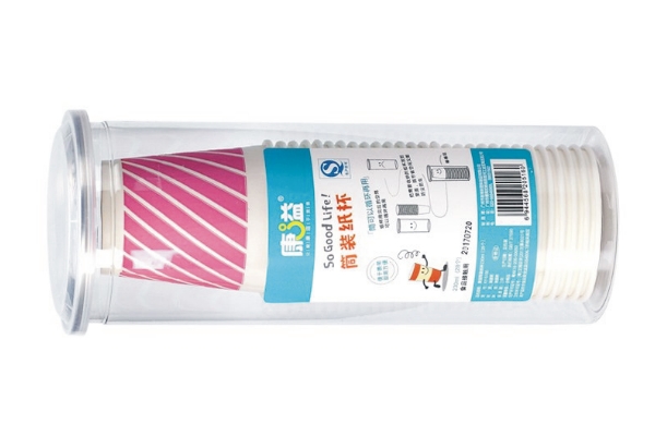 康溢筒装纸杯230ml(28个)