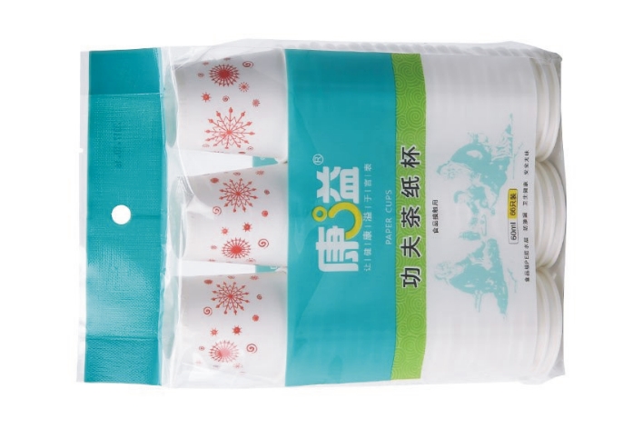 康溢60ML功夫茶纸杯(66个)